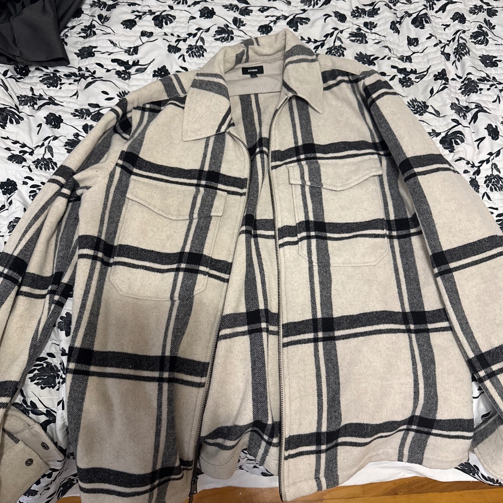 Zip up coat